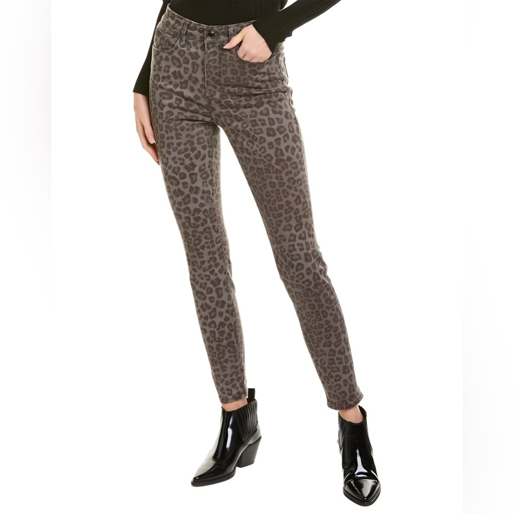Good American | Good Legs | Gray Leopard Denim Jeans | Size 29 (US 8) - Picture 14 of 16